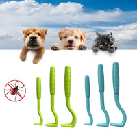 DoggoWorld™ – 3-Pack Tick & Flea Remover Hook Set for Dogs & Cats
